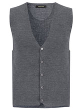 Load image into Gallery viewer, Remus Uomo Fine Knit Waistcoat Grey