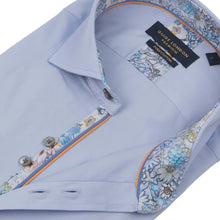 Load image into Gallery viewer, Guide London Plain Sateen Cotton Shirt Sky