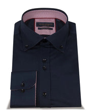 Load image into Gallery viewer, Guide London Plain Button Shirt Navy