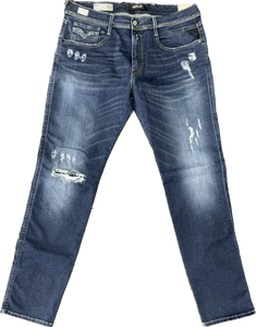 Replay Anbass Hyperflex X-L.I.T.E. Jeans Mid Blue