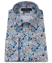 Load image into Gallery viewer, Guide London Floral Print Shirt Sky Blue