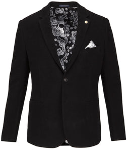 Guide London Soft Textured Jacket Black