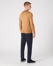 Load image into Gallery viewer, Remus Uomo Knitted Polo Sweater Camel