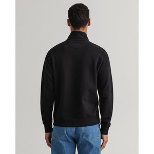 Gant Original Full Zip Cardigan Sweater Black