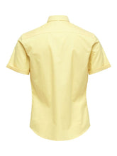 Load image into Gallery viewer, Only &amp; Sons Short Sleeved Oxford Shirt Yellow