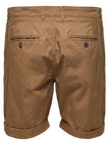Selected Homme Paris Chino Shorts Camel
