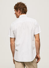 Load image into Gallery viewer, Pepe Jeans Lothersdale Dobby Short Sleeve Shirt White