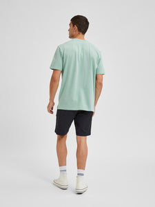Selected Homme Relax Arvid T-Shirt Granite Green