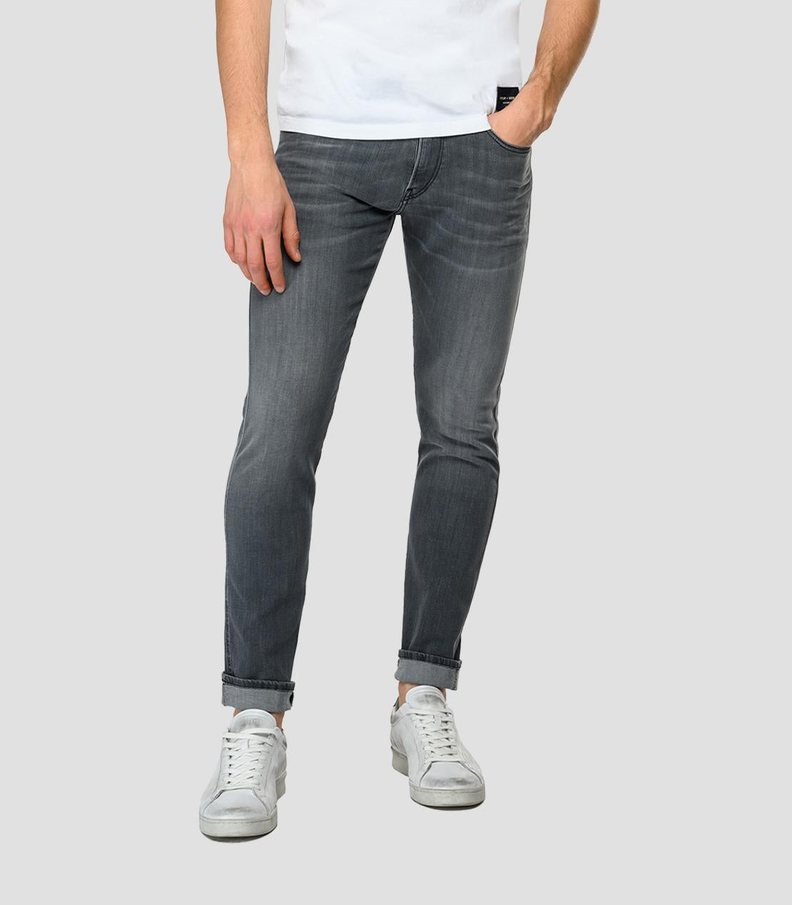Jeans Slim Fit Anbass 573 Bio REPLAY M914Y573810 Jeans Slim Fit Anbass 573 Bio REPLAY M914Y573810