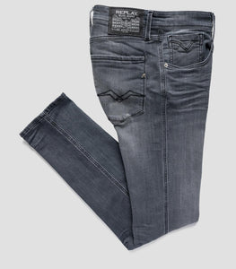 Replay Anbass Power Stretch Jeans Grey