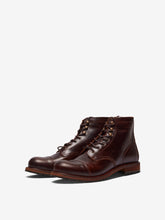 Load image into Gallery viewer, Selected Homme Roman Leather Boots Dark Brown