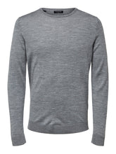 Load image into Gallery viewer, Selected Homme Tower Merino Knit Light Grey