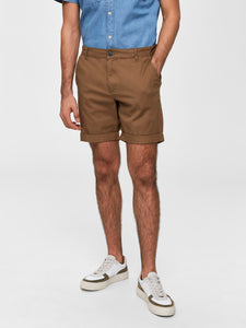 Selected Homme Paris Chino Shorts Camel