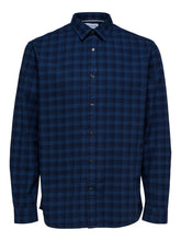 Load image into Gallery viewer, Selected Homme Lee Check Shirt Blue Mix