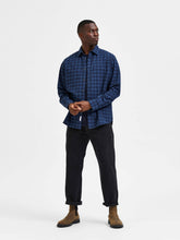 Load image into Gallery viewer, Selected Homme Lee Check Shirt Blue Mix