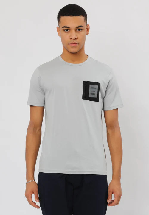 Religion Slider T-Shirt High Rise Grey