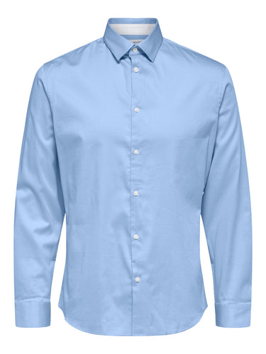 Selected Homme Slimflex Park Shirt Blue