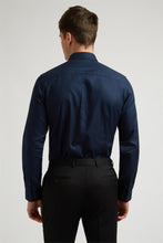 Load image into Gallery viewer, Ted Baker Slim Fit Patterned Dot Shirt Navy