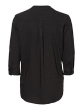 Load image into Gallery viewer, Vero Moda Tanya 3/4 Sleeve Blouse Black